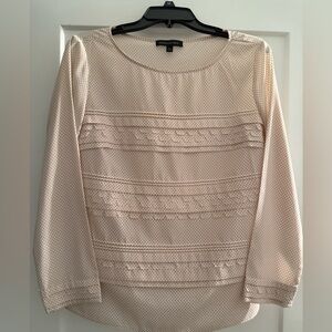 Banana Republic Cream Lace Blouse
